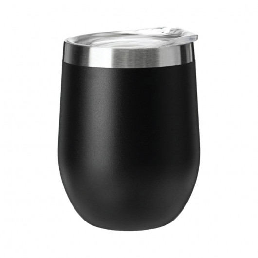 Black Christchurch Wine and Coffee Cups